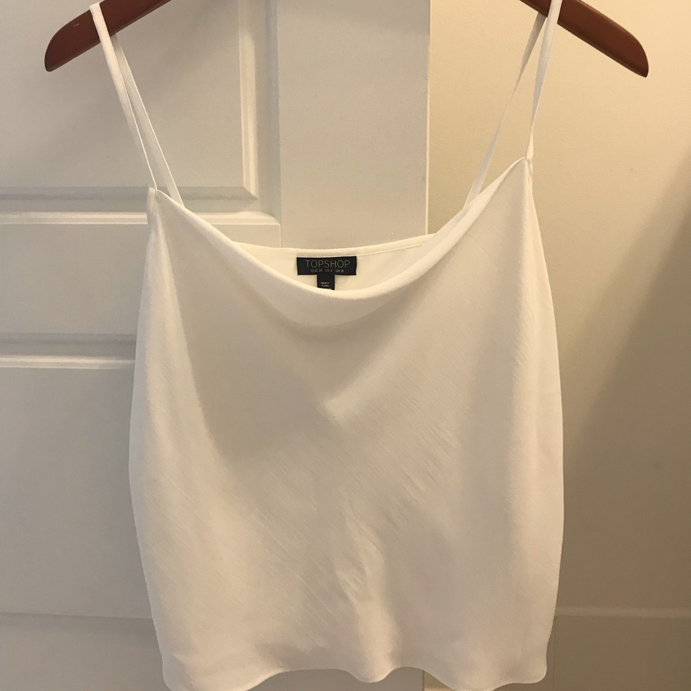 Top shop cowl neck tank